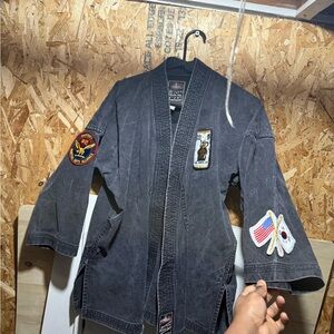 centurymartialarts
iron man Black Cotton Gi with Unique Patches size 4